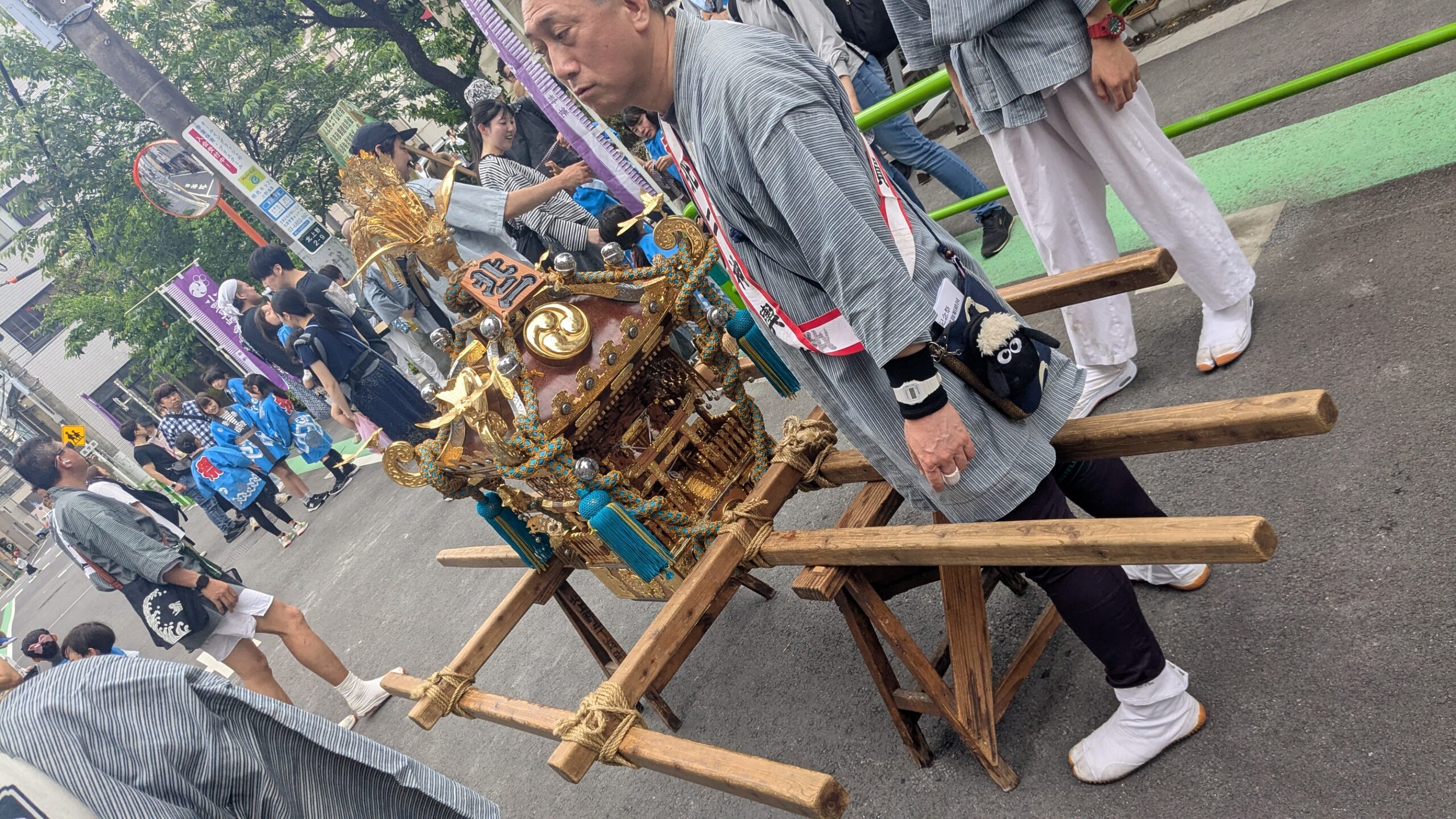 子供神輿 巡行